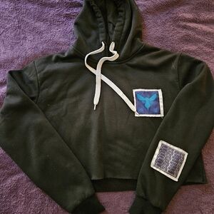 Charlotte Hornets Crop Top Hoodie